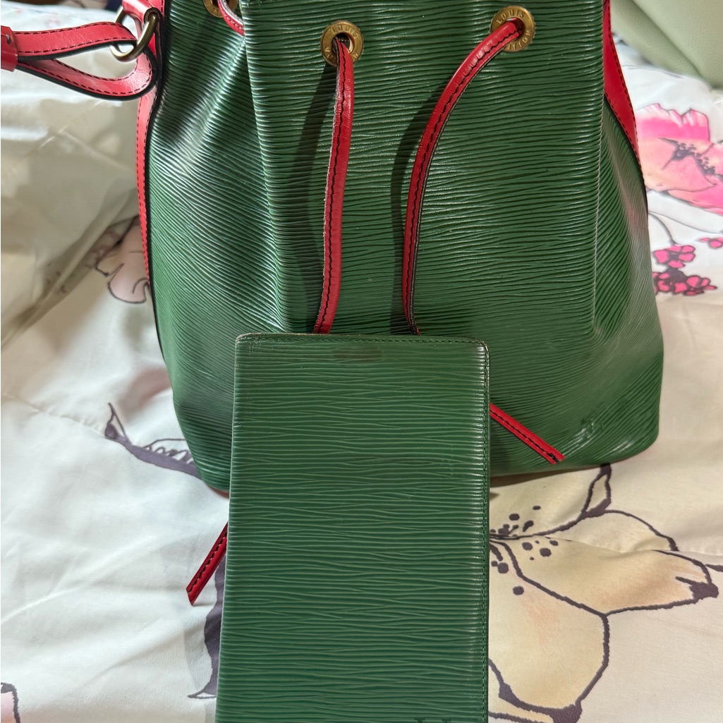 Louis Vuitton Green And Red Bag